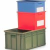 Containers & Organizers * | Ssi Schaefer Schaefer Stacking Transport Container 14/6-3 Pl 12-5/16"L X 8-5/16"W X 5-13/16"H Green