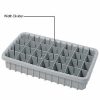 Containers & Organizers * | Dandux Width Divider 50P0015027 For Dividable Nesting Box 50P1816030, Gray Pkg Qty 6