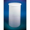 Containers & Organizers * | Saint Gobain Hdpe Heavyweight, 30 Gal., Cylindrical Tank W/Cover, 18"Dia. X 30"H, 3/16"Wall, White