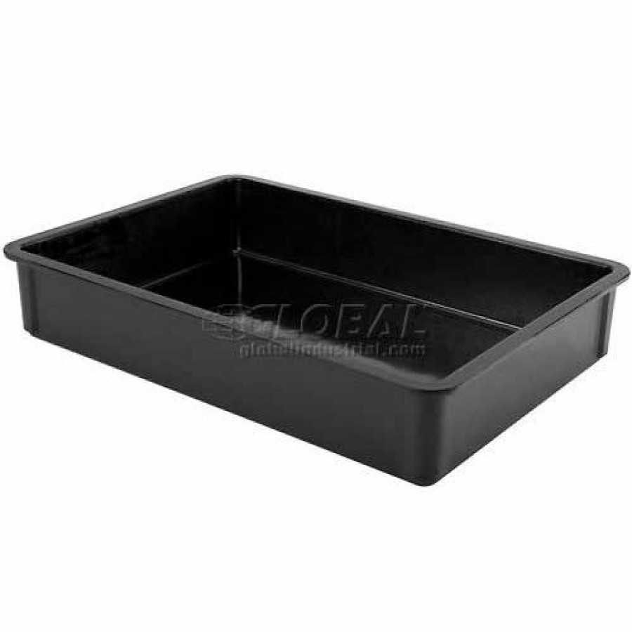 Containers & Organizers * | Mfg Tray Molded Fiberglass Fibrestat Esd Stacking Tote 875000, Top Overall -25-3/4"L X 17-3/4"W X 4-1/2"H