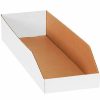 Containers & Organizers * | Global Industrial Open Top Corrugated Bin Boxes, 8"Wx24"Dx4-1/2"H, White Pkg Qty 50