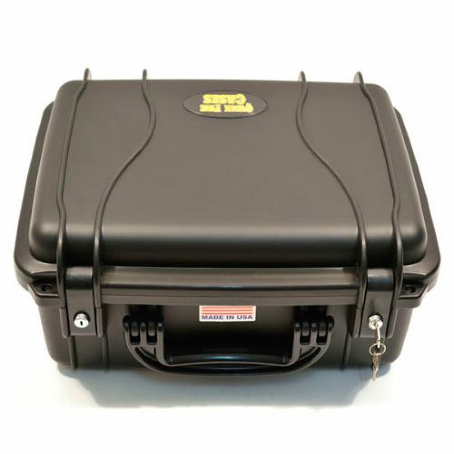 Containers & Organizers * | Quick Fire Cases Quick Fire Multifit Dual Revolver Case Qf500Bkl Watertight, 15-5/16"X12-1/8"X6-11/16" Black