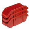 Containers & Organizers * | Quantum Storage Systems Quantum Plastic Quickpick Double Hopper Bin, 6-5/8"W X 12-1/2"D X 5"H, Red Pkg Qty 20