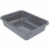 Containers & Organizers * | Quantum Storage Systems Quantum Bussing Tub, 22"L X 17"W X 5"H Flat Bottom Bus Box, Polypropylene, Gray Pkg Qty 12