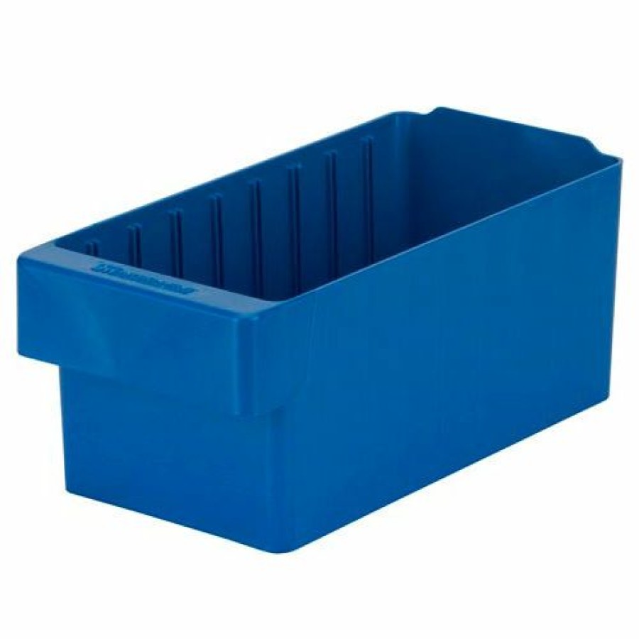 Containers & Organizers * | Akro-Mils Dividable Akrodrawer 31162 5-9/16"W X 11-5/8"D X 4-5/8"H, Blue Pkg Qty 6