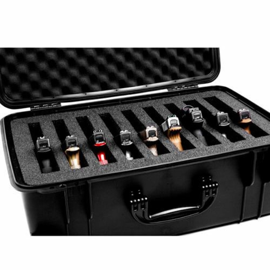 Containers & Organizers * | Quick Fire Cases Quick Fire Pistol Case Qf920Sbk Watertight, 9 Pistol Capacity, 20-1/8"X16-1/8"X10-1/8" Black