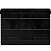 Containers & Organizers * | Quantam Storage Ultra Series Cross Divider For Qus248, Black, Polyethylene Pkg Qty 6