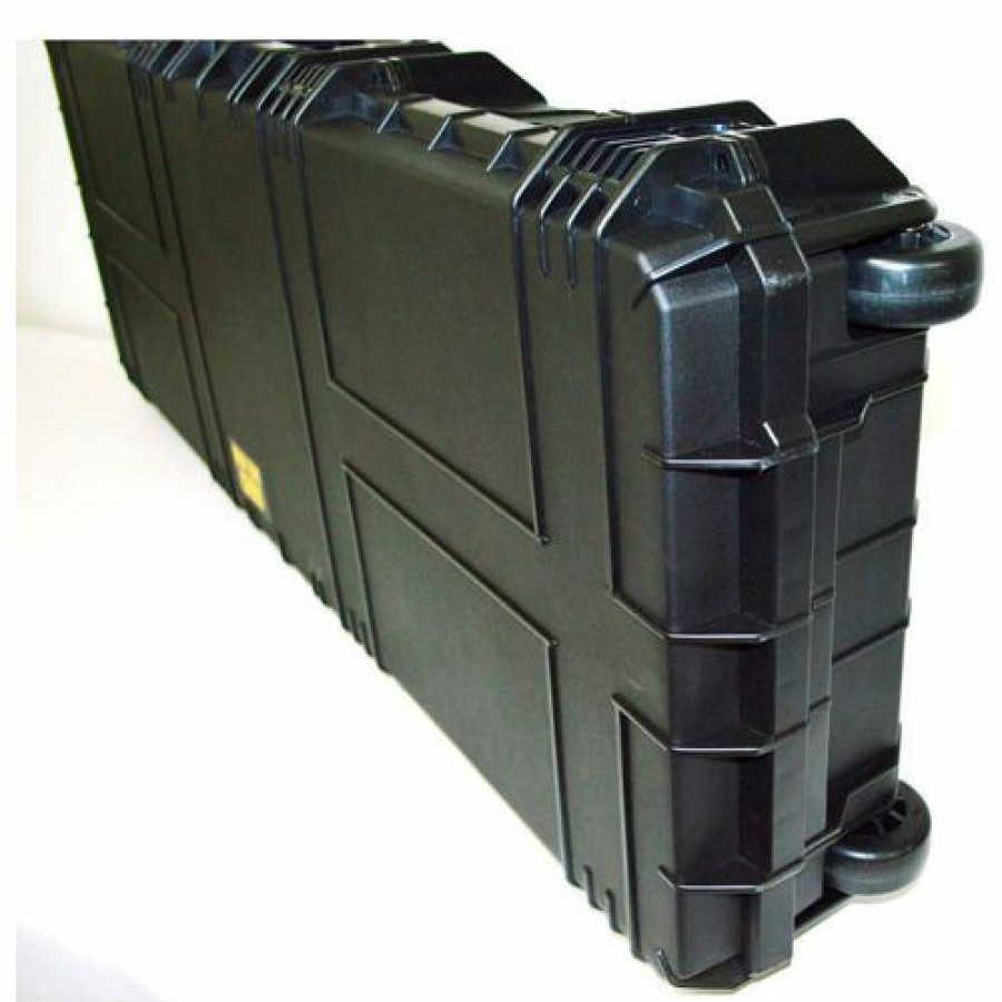 Containers & Organizers * | Quick Fire Cases Quick Fire Carbine Case With Pistol Slot Qf640Bk Watertight, 46-5/8"X16-3/4"X6-7/8" Black