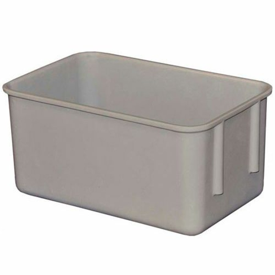 Containers & Organizers * | Mfg Tray Molded Fiberglass Toteline Nesting Tote 926108 9-3/4"L X 6-1/8"W X 4-1/2"H, Gray