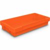 Containers & Organizers * | United Visual Products Plastic Utility Tray Orange 26" L X 12-1/2" W X 4-1/2 H Pkg Qty 5