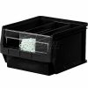 Containers & Organizers * | Quantum Storage Systems Quantum Plastic Magnum Stacking Bin, 12"W X 20"D X 12"H, Black Pkg Qty 3