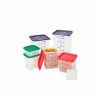 Containers & Organizers * | Cambro 12Sfspp190 Square Food Container, W/Handles, 12 Quart, 11-1/4 12-1/4 8-3/4, Translucent Pkg Qty 6