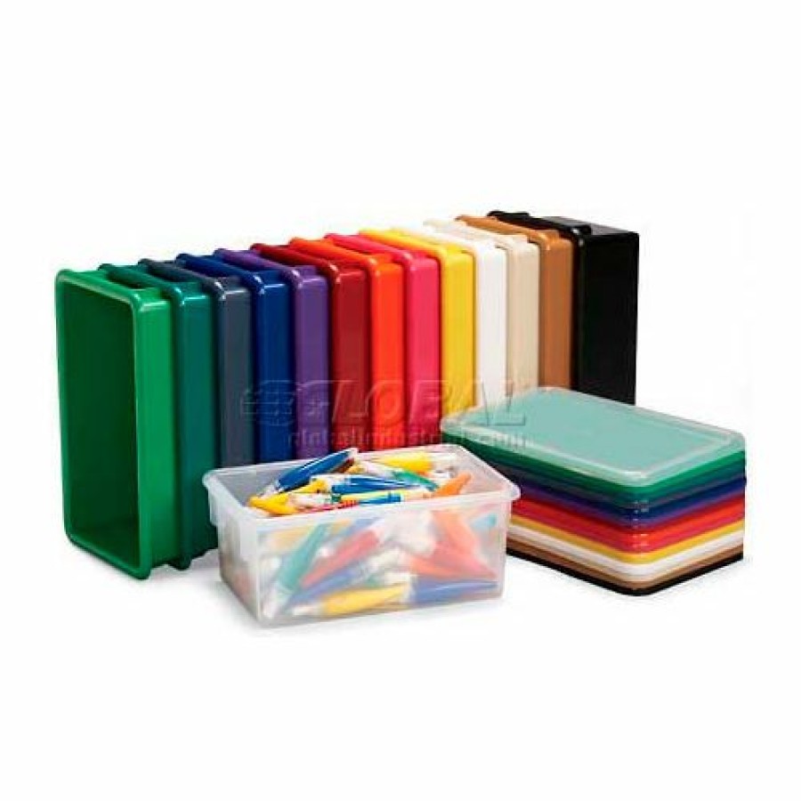 Containers & Organizers * | Jonti-Craft 8012 Cubbie Tote Tray, 13-1/2"L X 8-5/8"W X 5-1/4"H, Almond Pkg Qty 5