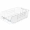 Containers & Organizers * | Akro-Mils Super-Size Akrobin Plastic Stacking Bin, 12-3/8"W X 20"D X 6"H, Clear Pkg Qty 4