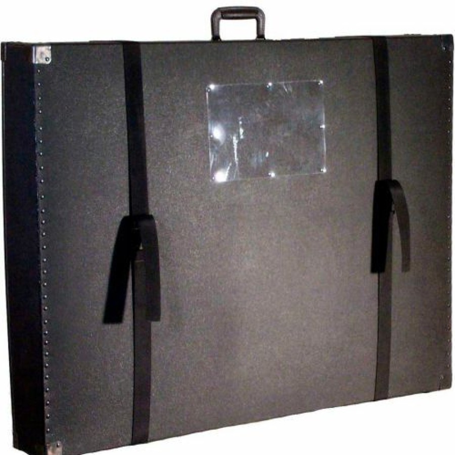 Containers & Organizers * | Case Design 275 Omni Telescoping Case Lined With 1/2" Foam-Trade Show Case-46"L X 42"W X 8"H, Black