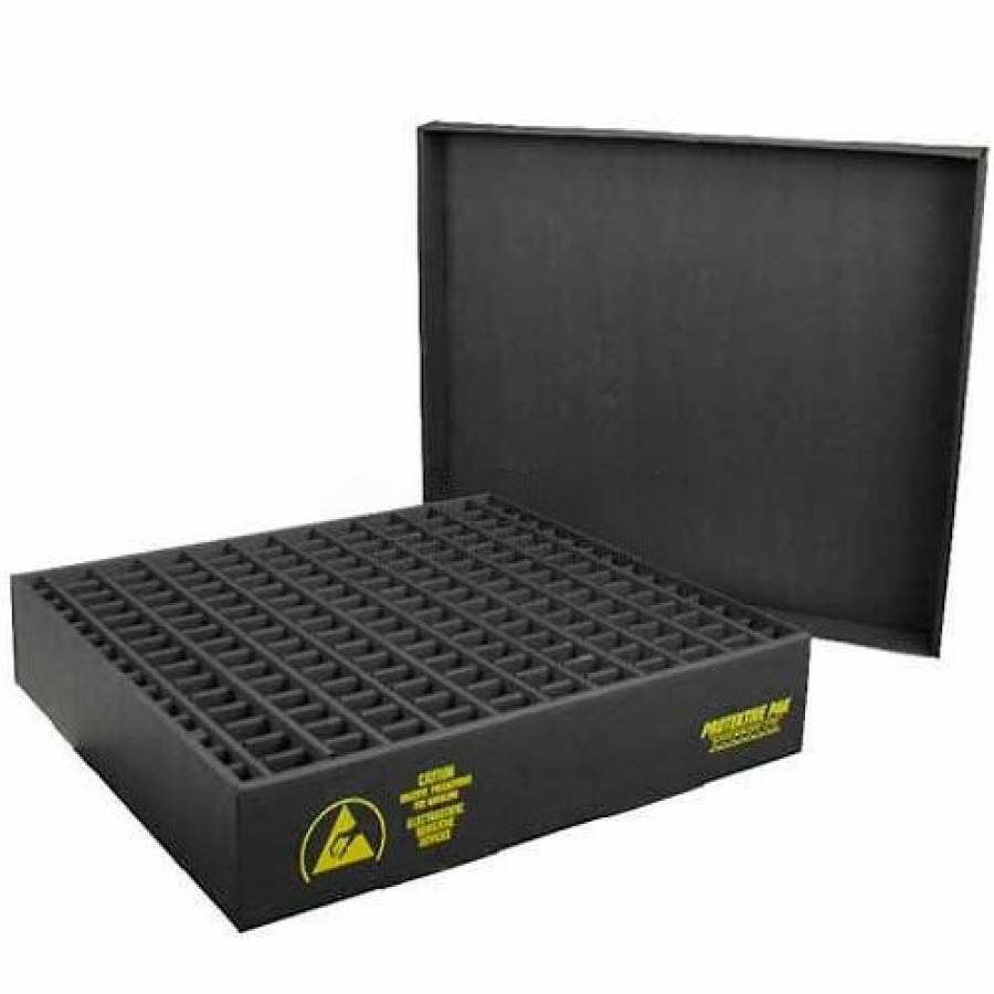 Containers & Organizers * | Protektive Pak 38717 Esd In-Plant Handler Adj. Dividers & Lid, 5 Cells, Cell Size 4 X 11-3/4 X 3-1/2 Pkg Qty 5