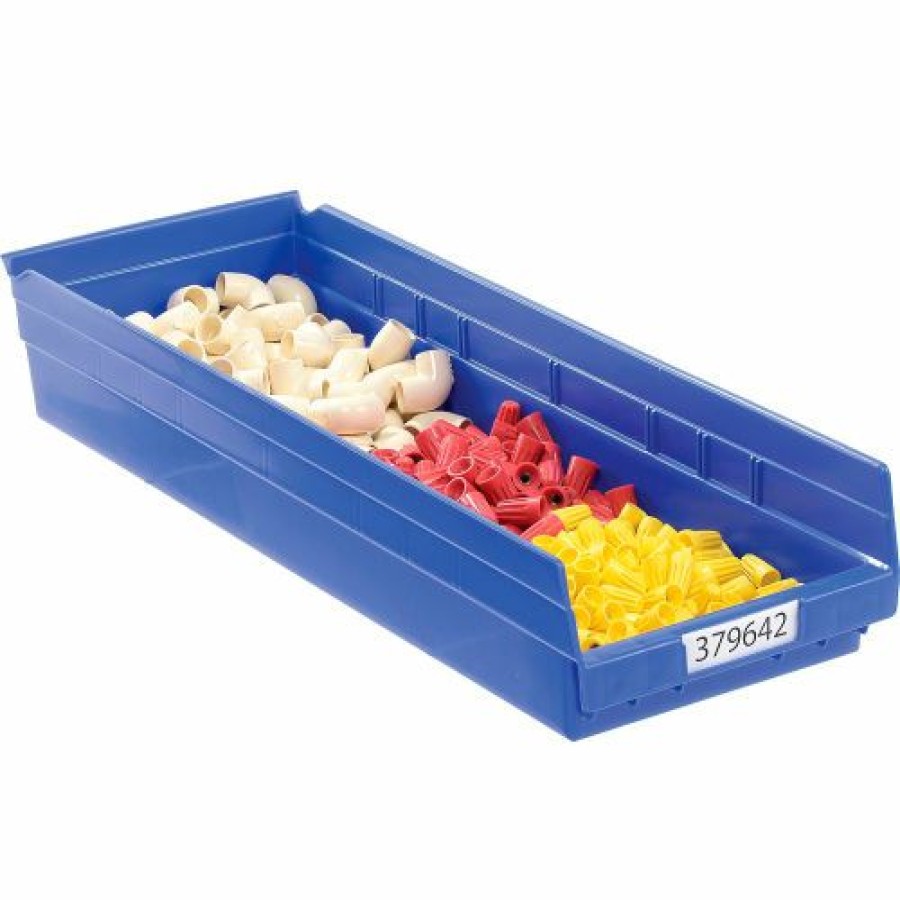 Containers & Organizers * | Akro-Mils Plastic Nesting Storage Shelf Bin 30184 8-3/8"W X 23-5/8"D X 4"H Blue Pkg Qty 6