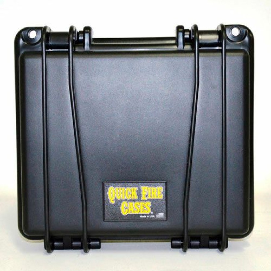 Containers & Organizers * | Quick Fire Cases Quick Fire Pistol Case With Glock Inserts Qf300Bkg3 Watertight, 10-11/16"X9-3/4"X4-13/16" Black