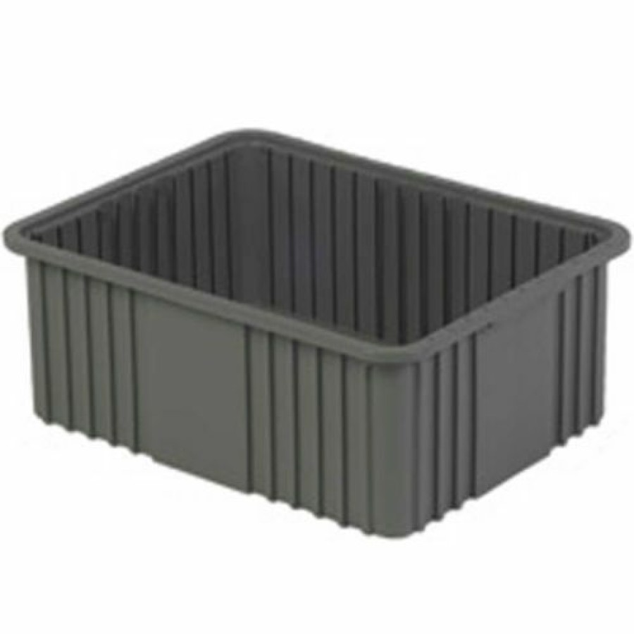 Containers & Organizers * | Lewisbins Divider Box Ndc3080 22-3/8" X 17-3/8" X 8", Gray Pkg Qty 4