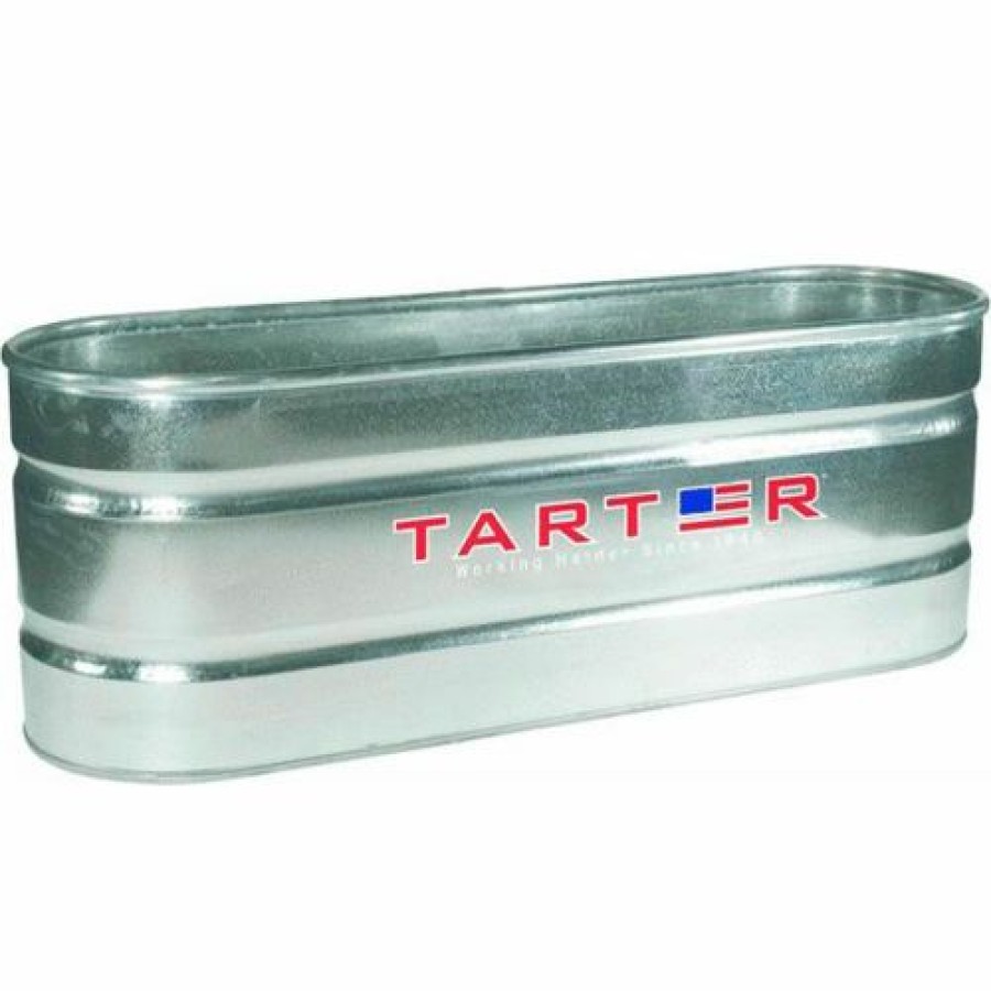 Containers & Organizers * | Tarter Farm & Ranch Tarter Galvanized Stock Tank 220 Gallon, 94-1/2 To 97-1/2"L X 34-1/2 To 37-1/2"W X 24"H