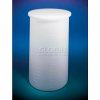 Containers & Organizers * | Saint Gobain Hdpe Heavyweight, 7.5 Gal., Cylindrical Tank W/Cover, 12"Dia. X 18"H, 3/16"Wall, White