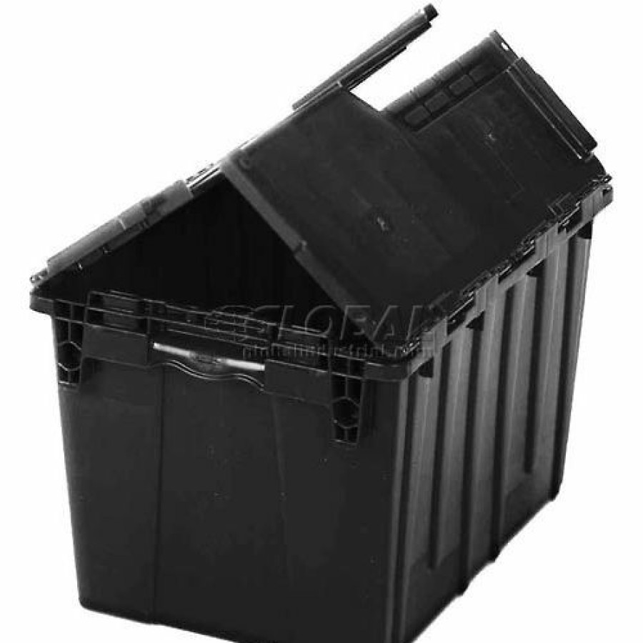 Containers & Organizers * | Orbis Flipak Distribution Container Fp261 23-7/8 X 19-5/8 X 12-5/8 Recycled Black