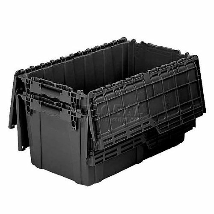 Containers & Organizers * | Orbis Flipak Distribution Container Fp261 23-7/8 X 19-5/8 X 12-5/8 Recycled Black