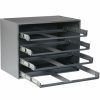 Containers & Organizers * | Durham Slide Narrow Rack 310B-95 For Large Compartment Storage Boxes Four Drawers