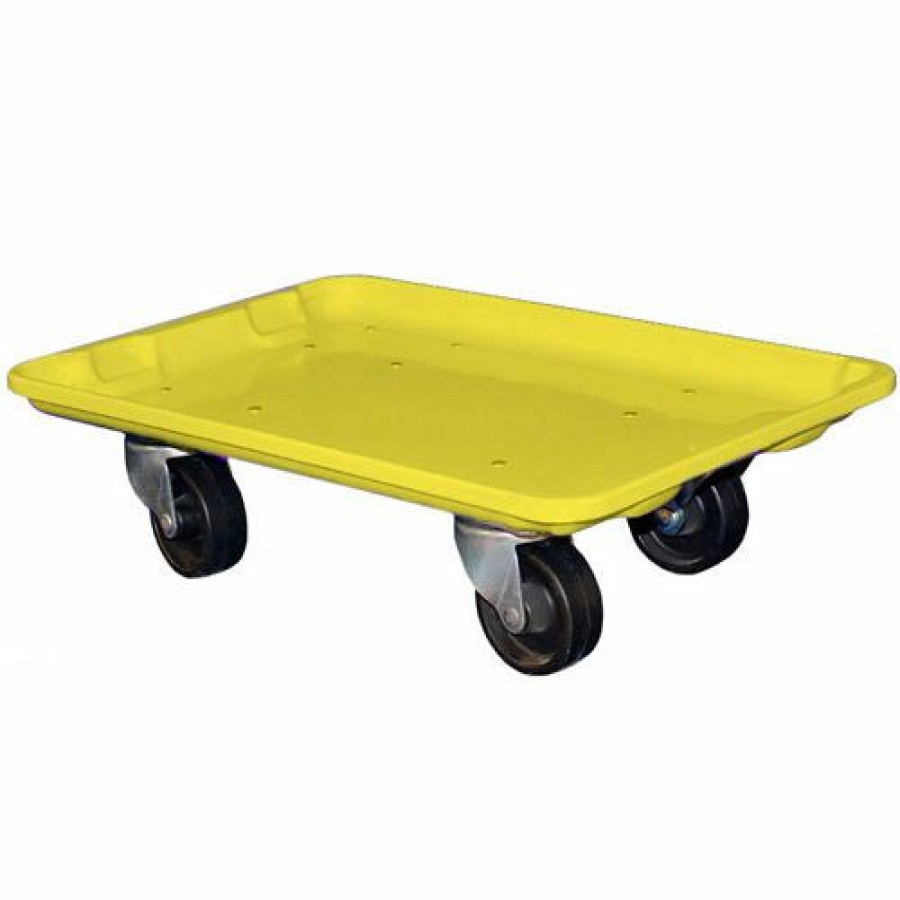 Containers & Organizers * | Mfg Tray Molded Fiberglass Toteline Dolly 780338 For 19-3/4" X 12-1/2" X 6" Tote, Yellow