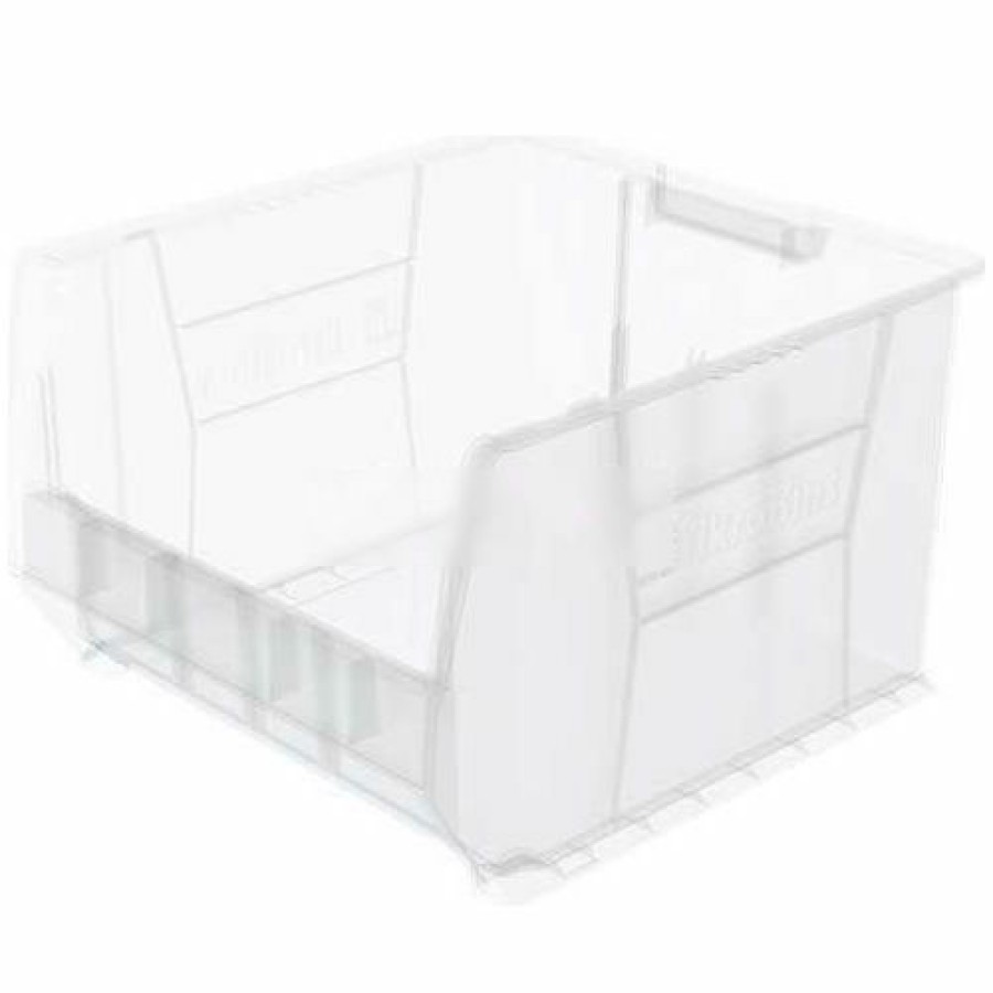 Containers & Organizers * | Akro-Mils Super-Size Akrobin Plastic Stacking Bin, 18-3/8"W X 20"D X 12"H, Clear