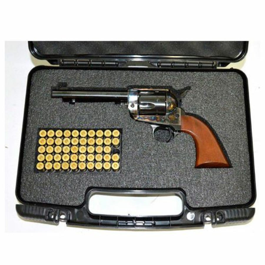 Containers & Organizers * | Quick Fire Cases Quick Fire Western Revolver Case Qf220 Watertight, 14"X10"X3-1/2" Black