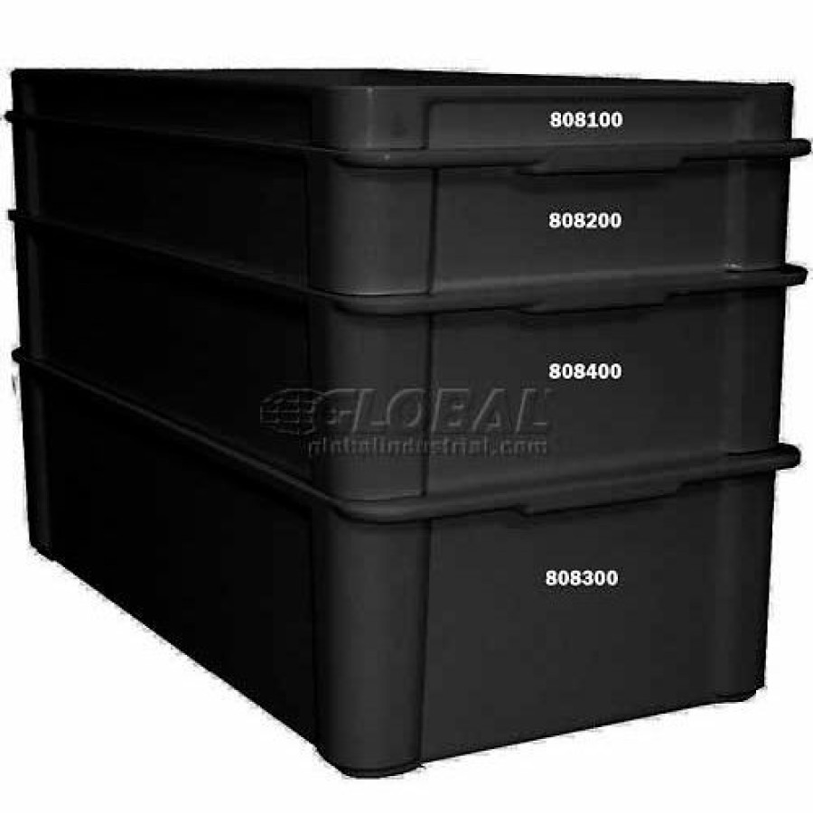 Containers & Organizers * | Mfg Tray Molded Fiberglass Fibrestat Esd Stacking Tote 808300, Top Overall -23-3/8"L X 12"W X 6"H Pkg Qty 6