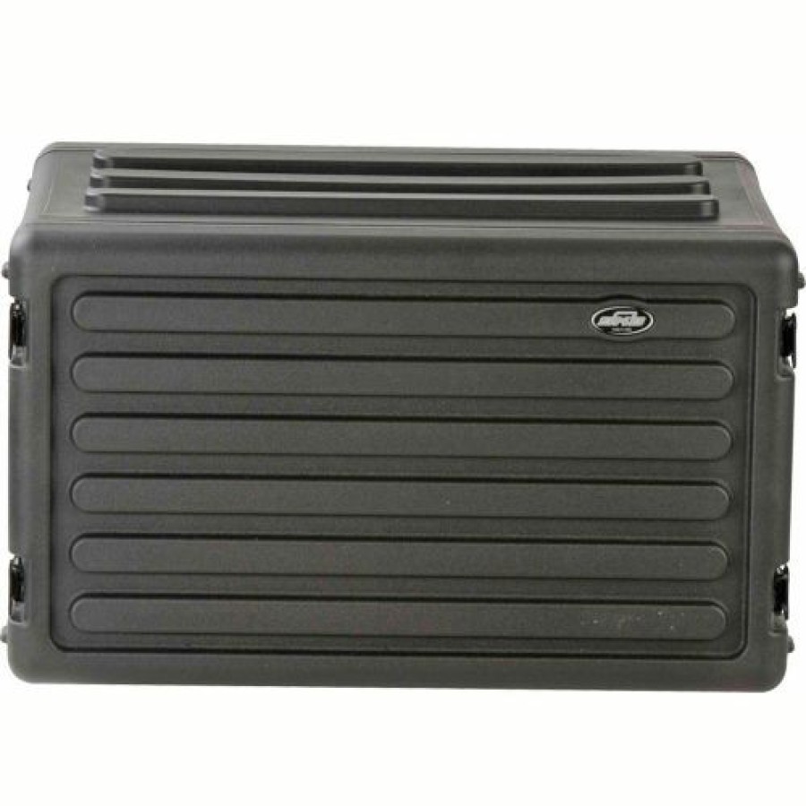 Containers & Organizers * | Skb Corporation Skb Cases Shallow 6U Roto Rack 1Skb-R6S Black, Water Resistant