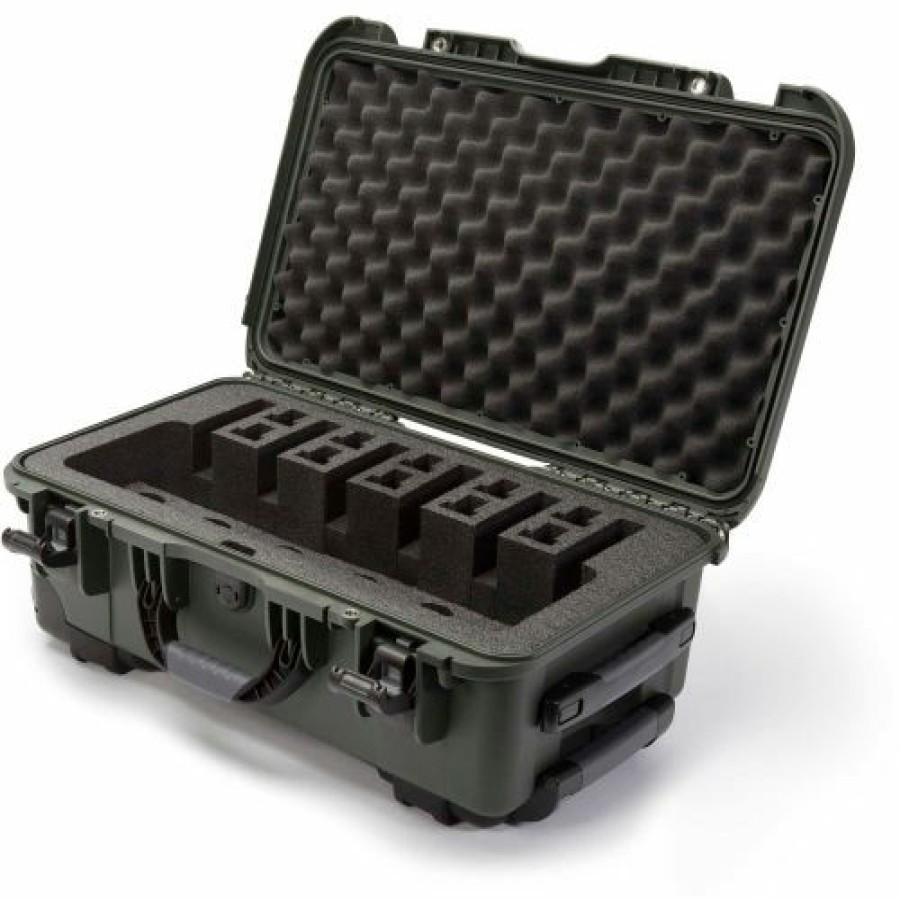 Containers & Organizers * | Nanuk 935 Series Pistol Case With Foam Insert 935-6Up6 6 Pistol Cap. 22"L X 14"W X 9"H Olive