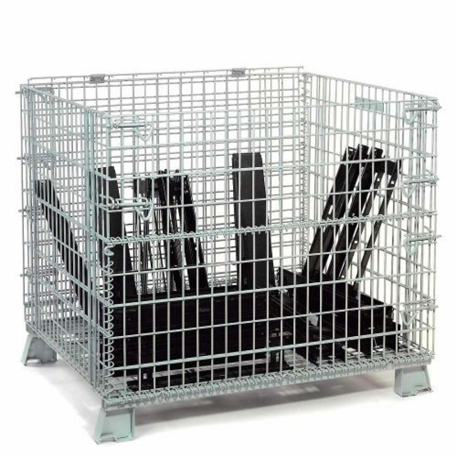 Containers & Organizers * | Global Industrial Folding Wire Container 48"L X 40"W X 36-1/2"H 4000 Lb. Capacity