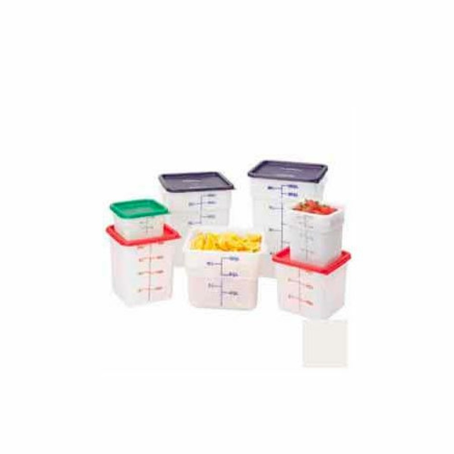 Containers & Organizers * | Cambro 22Sfsp148 Camsquare Food Container, 22 Qt., 11-1/4 12-1/4 15-3/4, White, Blue Gradation Pkg Qty 6