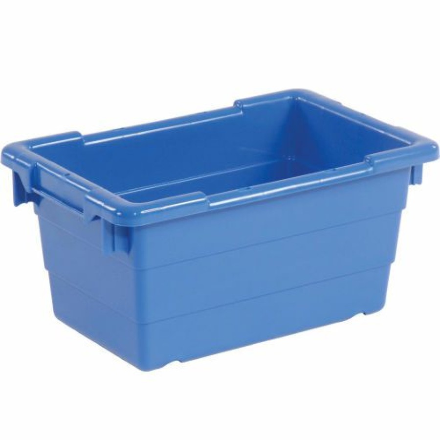 Containers & Organizers * | Quantum Storage Systems Quantum Cross Stack Nest Tub Tub1711-8 17-1/4 X 11 X 8 Blue Pkg Qty 6