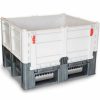 Containers & Organizers * | Decade Dfc Quick Assembly Folding Container Solid Wall 48"L X 40"W X 29"H 1650 Lb Capacity Gray