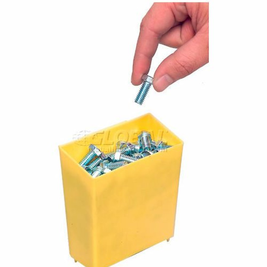 Containers & Organizers * | Global Industrial Little Bin For Plastic Bins 4 X 2 X 4 Yellow Pkg Qty 50