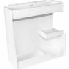 Containers & Organizers * | Trippnt White Pvc Small Ph Meter Supplies Organizer, 12"W X 5"D X 12"H