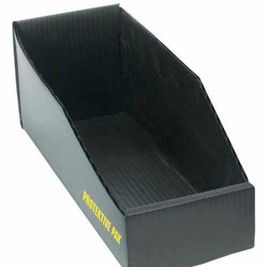 Containers & Organizers * | Protektive Pak 38904 Plastek Esd Open Bin Box, 4"W X 18"D X 4"H Pkg Qty 5