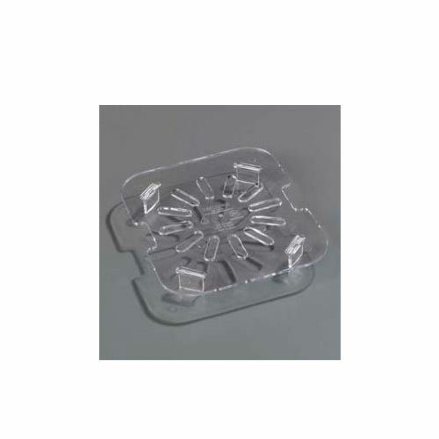 Containers & Organizers * | Carlisle 1031507 Topnotch Drain Shelf 4-3/4" X 4-1/4", Clear Pkg Qty 6