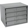 Containers & Organizers * | Durham Mfg. Durham Steel Compartment Box Rack 20 X 15-3/4 X 15 With 4 Of 24-Compartment Boxes