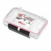 Containers & Organizers * | Plastica Panaro Max001T Waterproof Tackle Box 4 Compartments 6-7/8"L X 4-17/32"W X 1-27/32"H