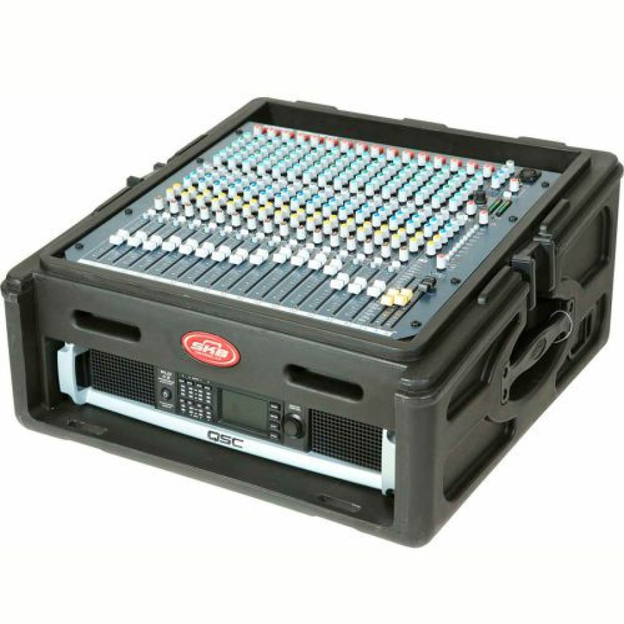 Containers & Organizers * | Skb Corporation Skb Cases 10 X 2 Roto Rack/Mixer Console 1Skb-R102 Black, Keyed Lock, Water Resistant