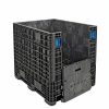 Containers & Organizers * | Orbis Gp4048-39 Bulkpak Folding Bulk Shipping Container 48"L X 40"W X 39"H, 2000 Lb. Cap. Black