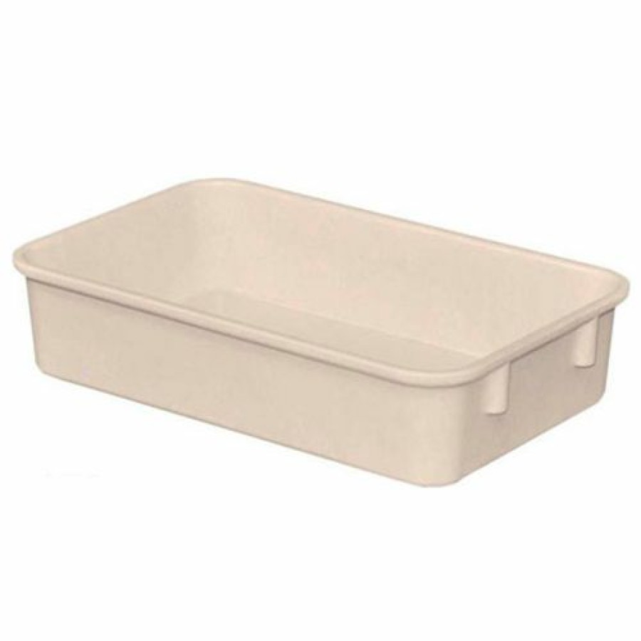 Containers & Organizers * | Mfg Tray Molded Fiberglass Toteline Nesting Tote 922108 9-3/4"L X 6-1/8"W X 2-1/8"H, White