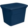 Containers & Organizers * | Sterilite 17317408 Industrial Tote 18 Gallon 23-1/2" L X 18-3/8"W X 16-1/8"H Marine Blue Pkg Qty 8