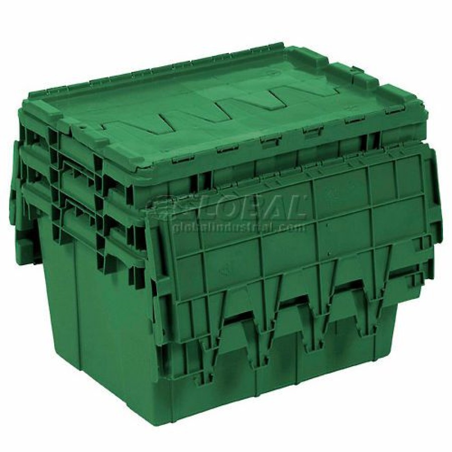 Containers & Organizers * | Akro-Mils Buckhorn Attached Lid Container 39160- 27 16-7/8 12-1/2 Pkg Qty 4