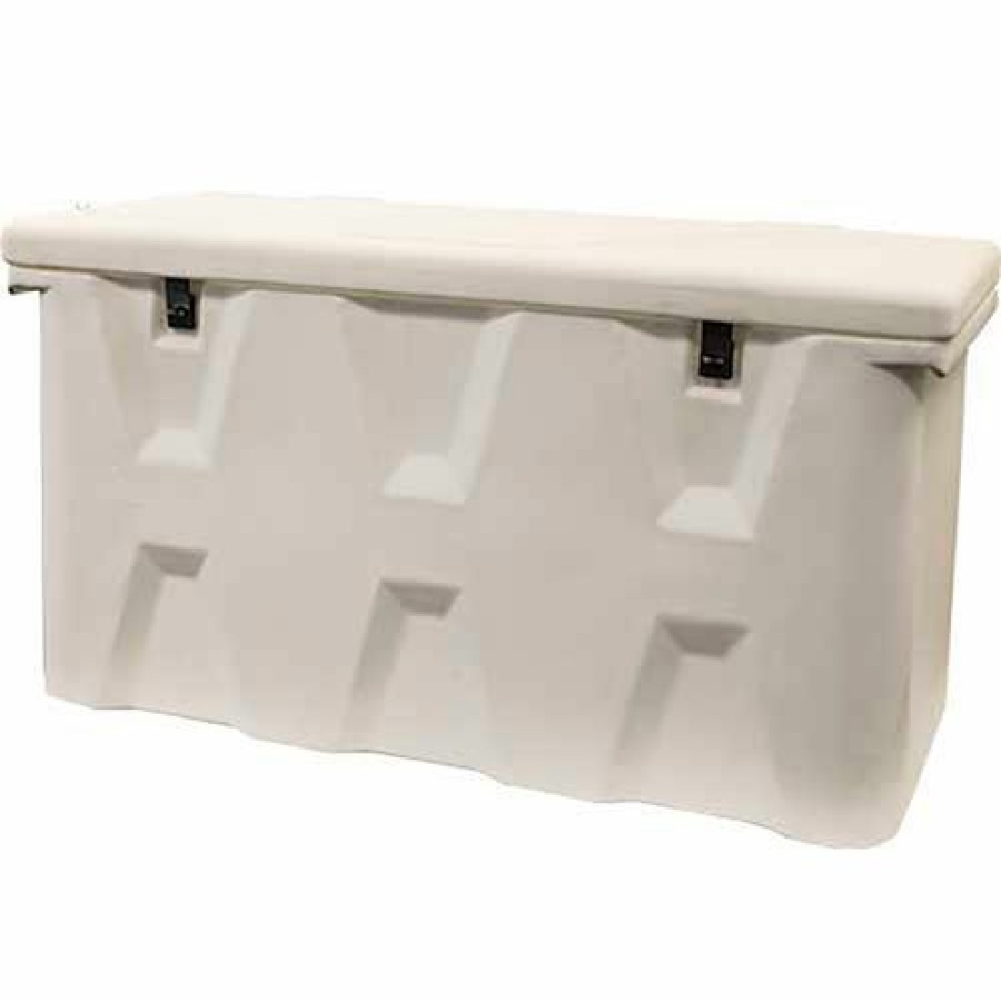 Containers & Organizers * | Romotech Outdoor Dock Storage Box 82123389 Medium 51"L X 27"W X 24"H, White